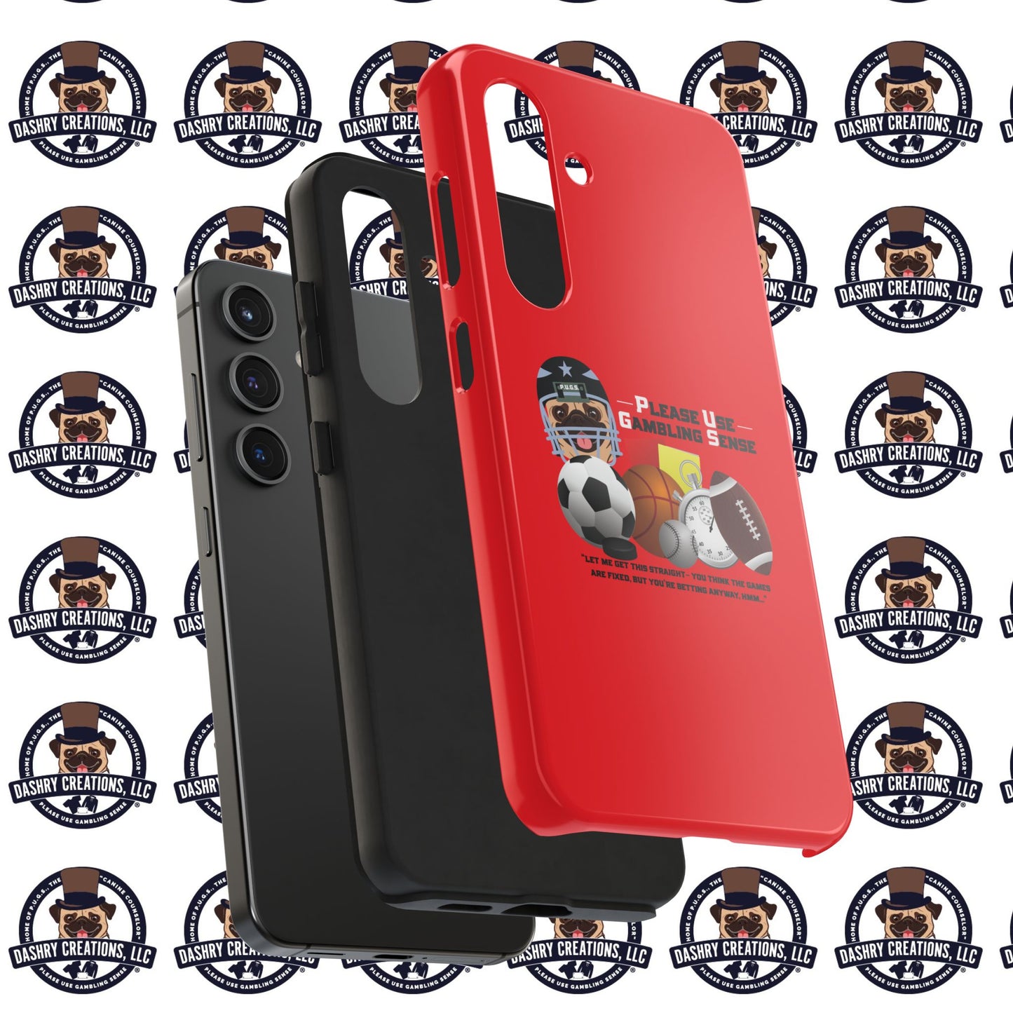 Sports Betting “Games Are Fixed” Helmet Tough Phone Cases