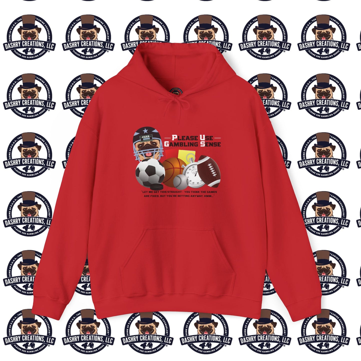 Sports Betting “Games Are Fixed” Helmet Unisex Heavy Blend™ Hooded Sweatshirt