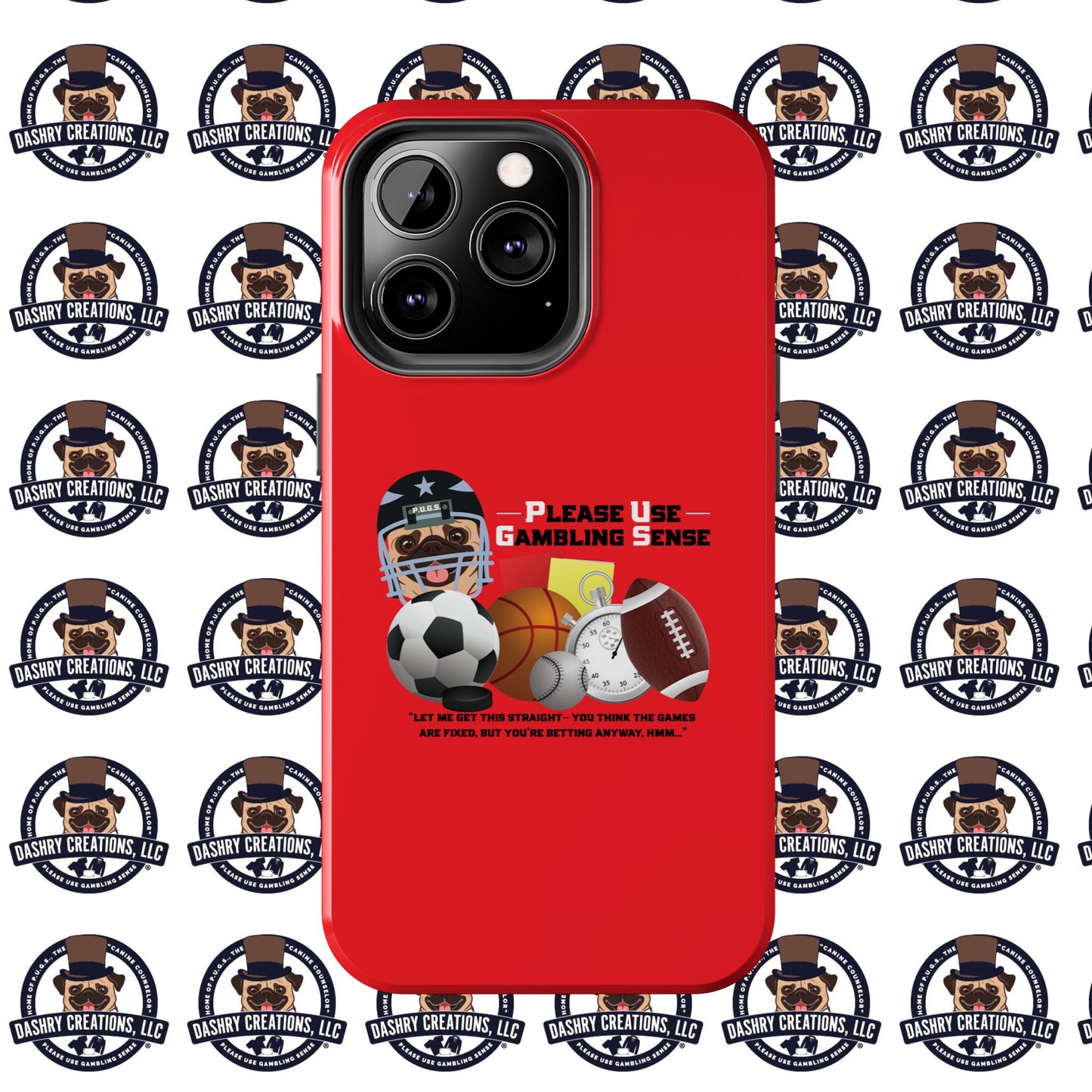 Sports Betting “Games Are Fixed” Helmet Tough Phone Cases