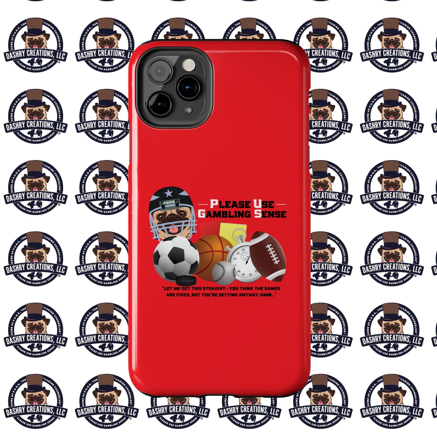 Sports Betting “Games Are Fixed” Helmet Tough Phone Cases