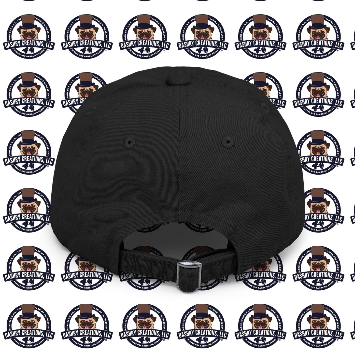 Slots “Everybody’s Got A System” Tan & White Backwards Baseball Cap Unisex Distressed Cap