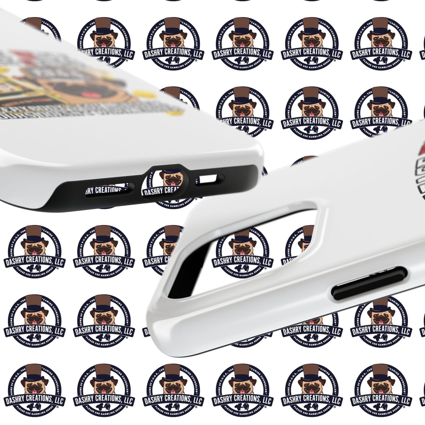 Slots “Everybody’s Got A System” Tan & White Backwards Baseball Cap Tough Phone Cases