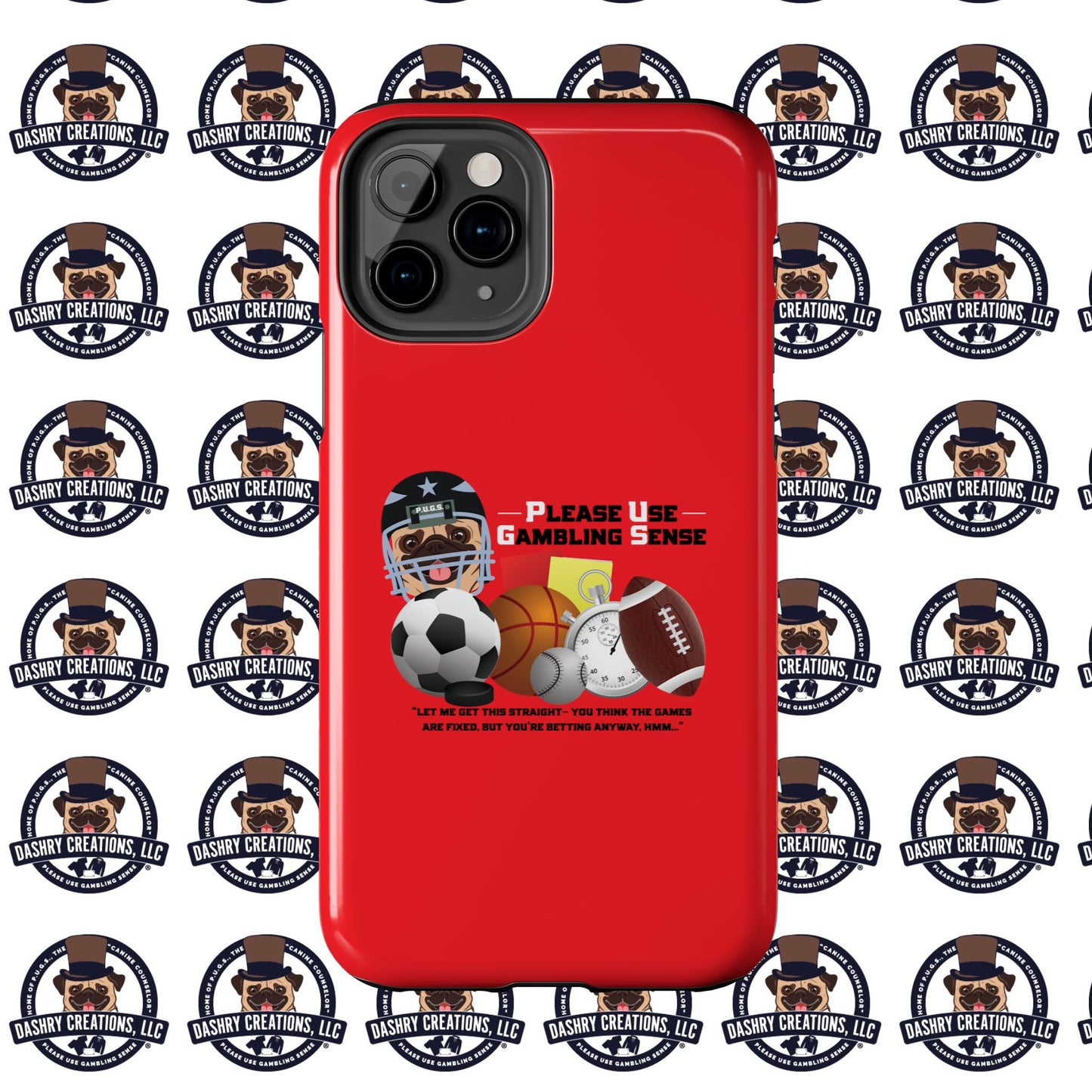 Sports Betting “Games Are Fixed” Helmet Tough Phone Cases