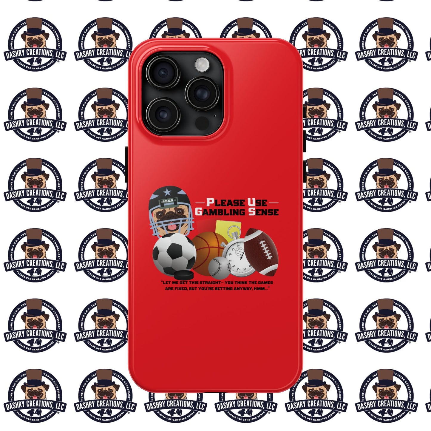 Sports Betting “Games Are Fixed” Helmet Tough Phone Cases