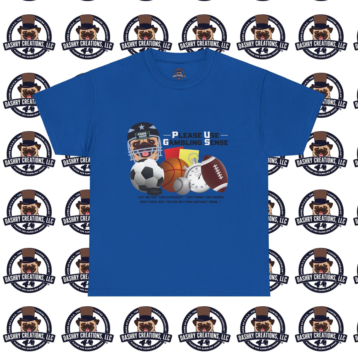 Sports Betting “Games Are Fixed” Helmet Unisex Heavy Cotton Tee