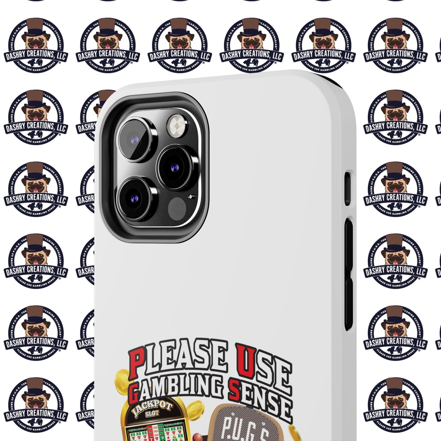 Slots “Everybody’s Got A System” Tan & White Backwards Baseball Cap Tough Phone Cases