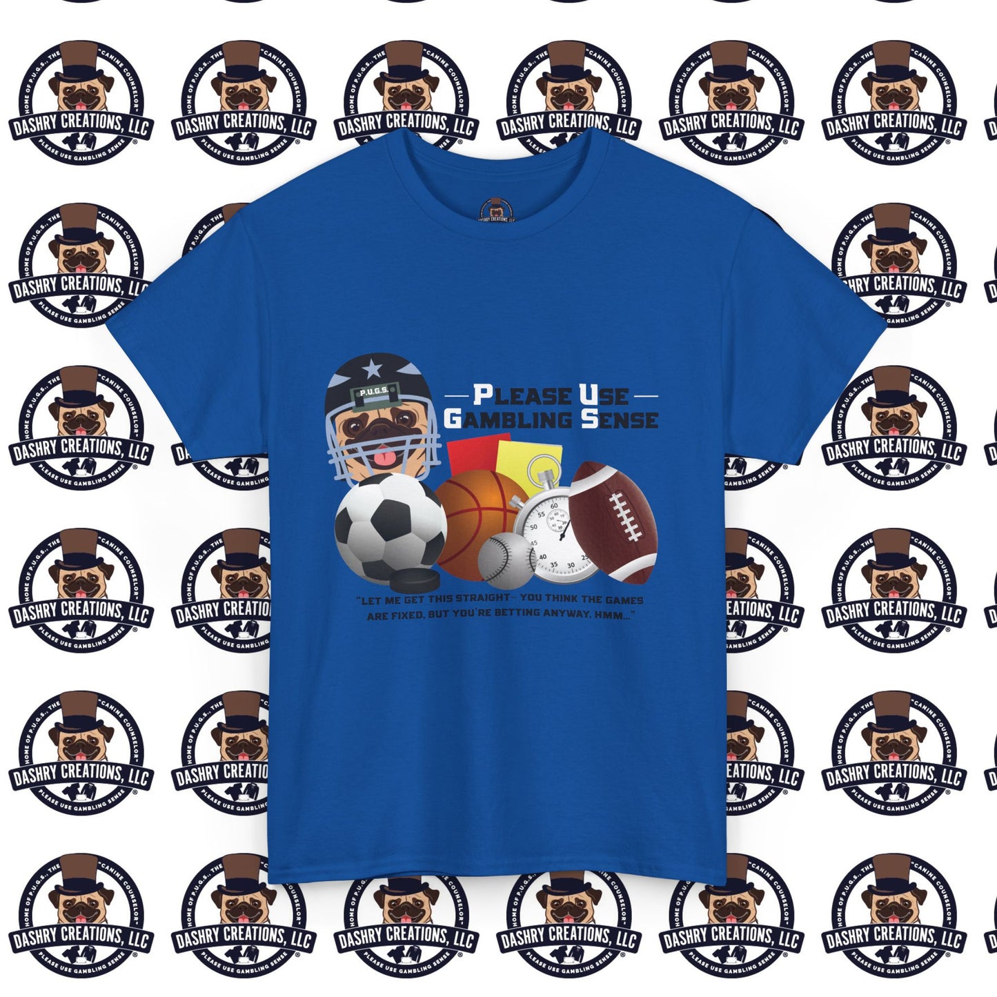 Sports Betting “Games Are Fixed” Helmet Unisex Heavy Cotton Tee