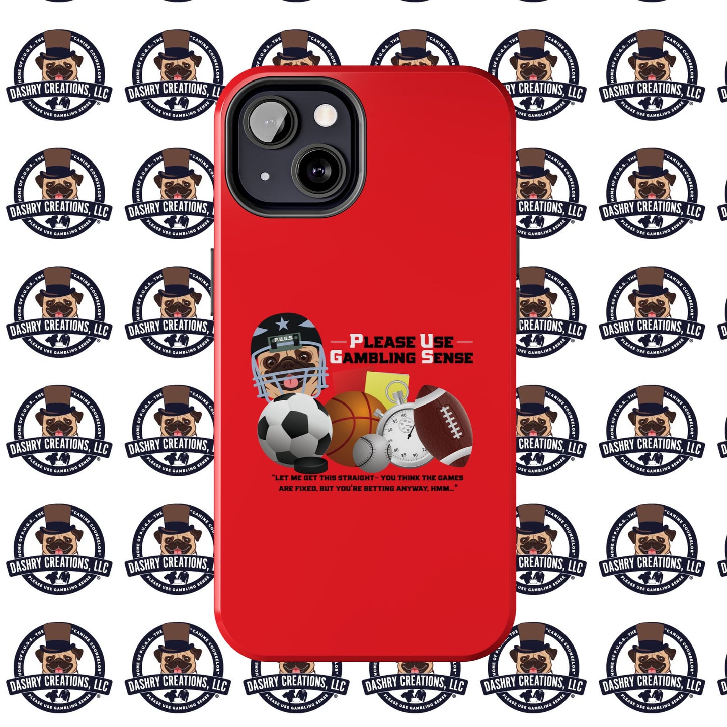 Sports Betting “Games Are Fixed” Helmet Tough Phone Cases