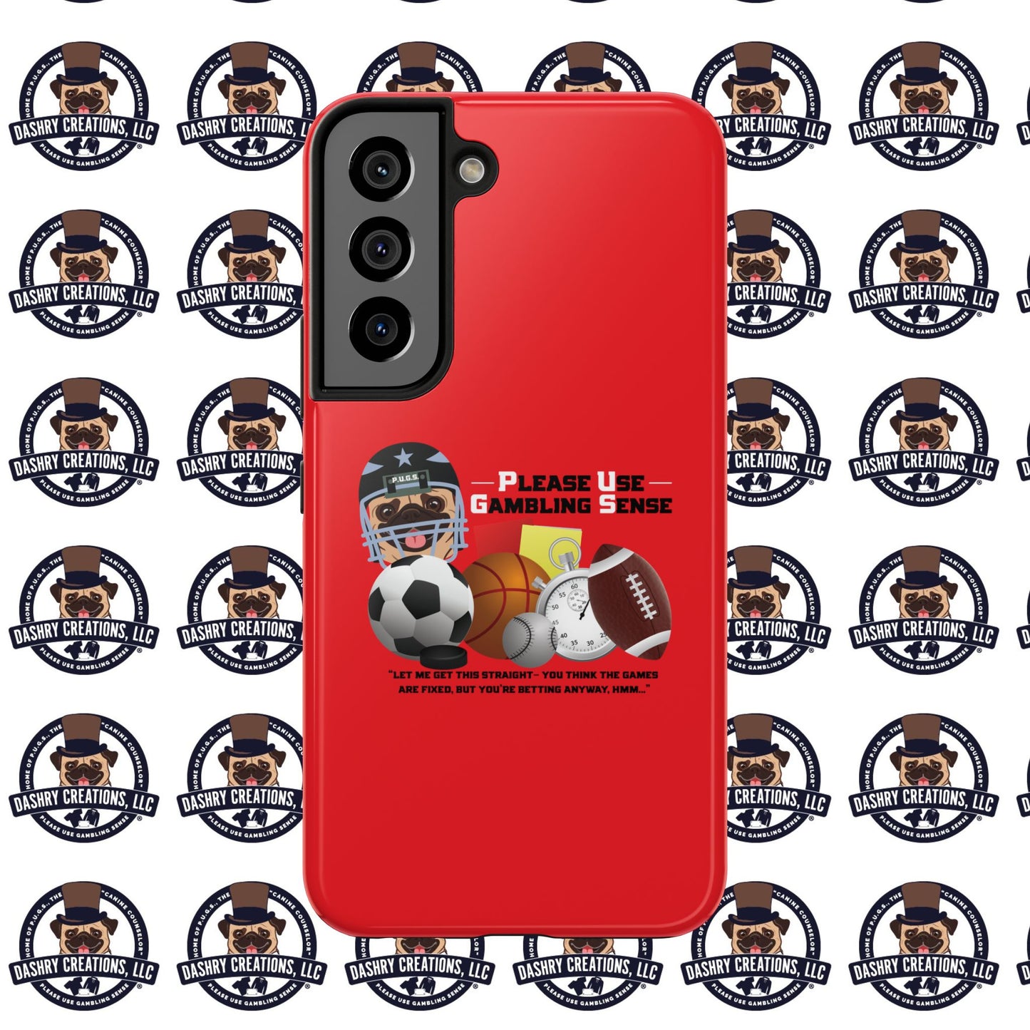 Sports Betting “Games Are Fixed” Helmet Tough Phone Cases