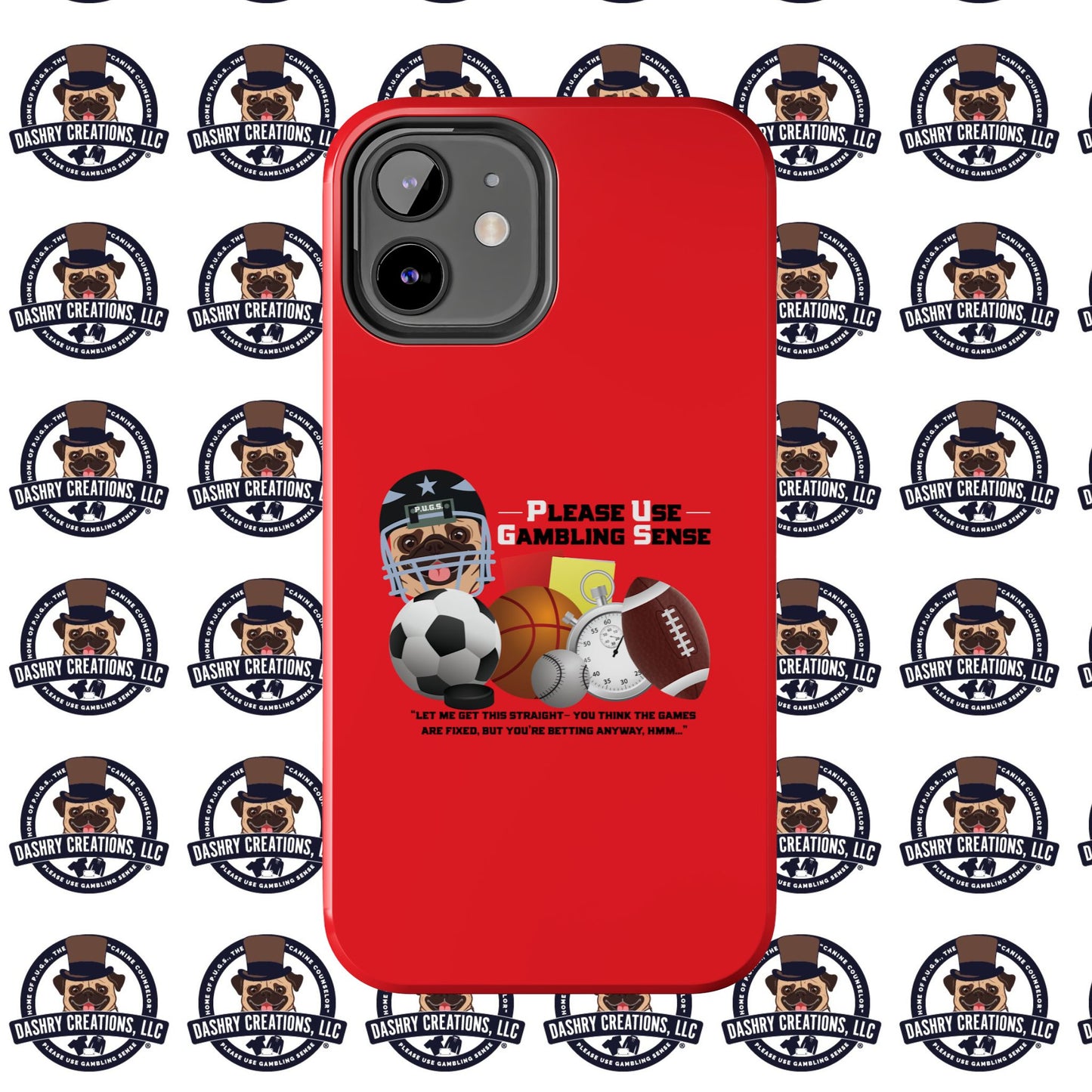 Sports Betting “Games Are Fixed” Helmet Tough Phone Cases