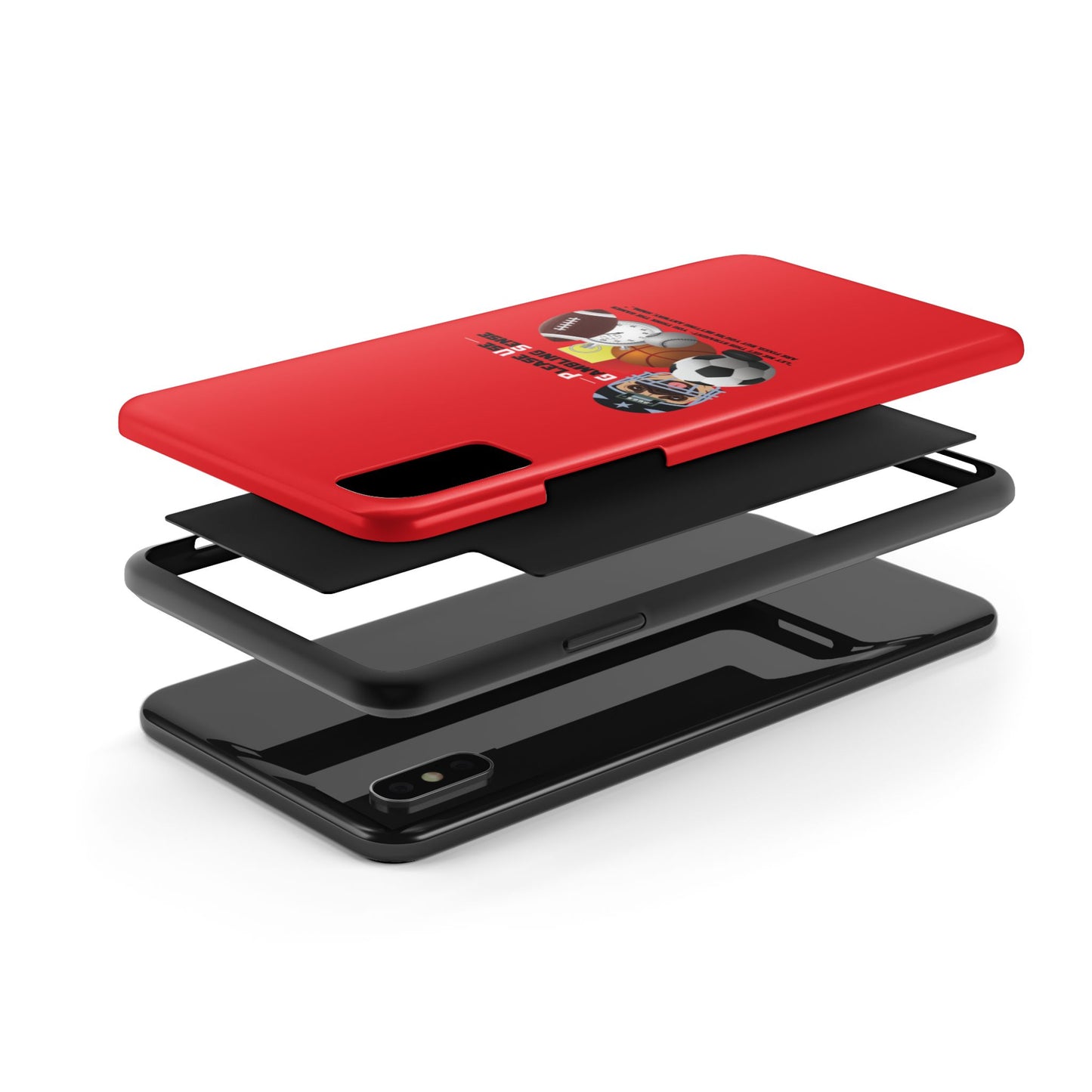 Sports Betting “Games Are Fixed” Helmet Tough Phone Cases