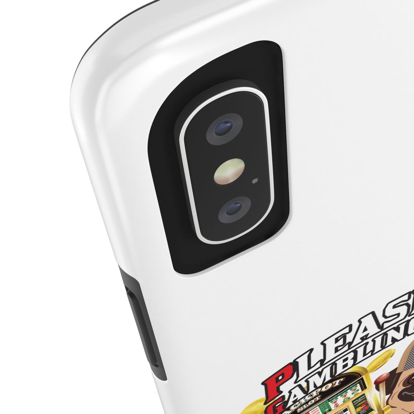 Slots “Everybody’s Got A System” Tan & White Backwards Baseball Cap Tough Phone Cases