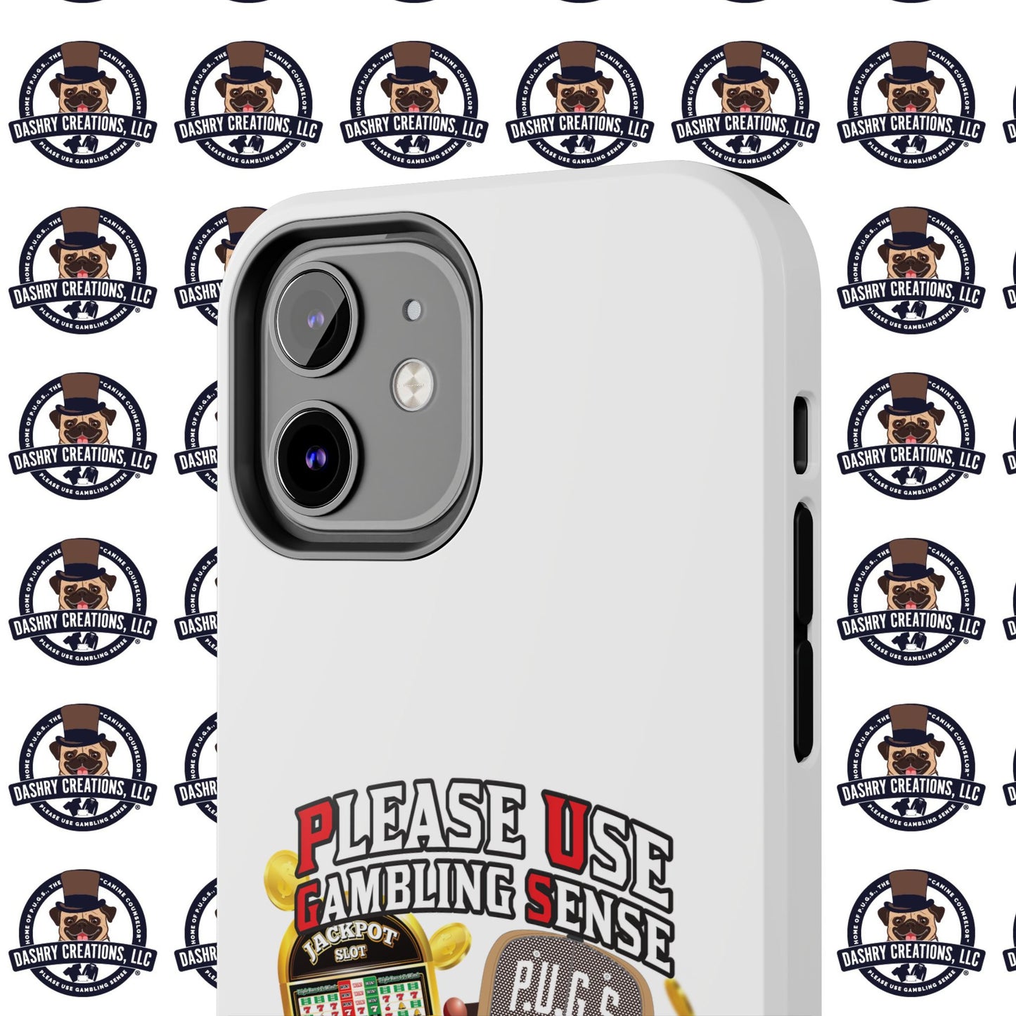 Slots “Everybody’s Got A System” Tan & White Backwards Baseball Cap Tough Phone Cases