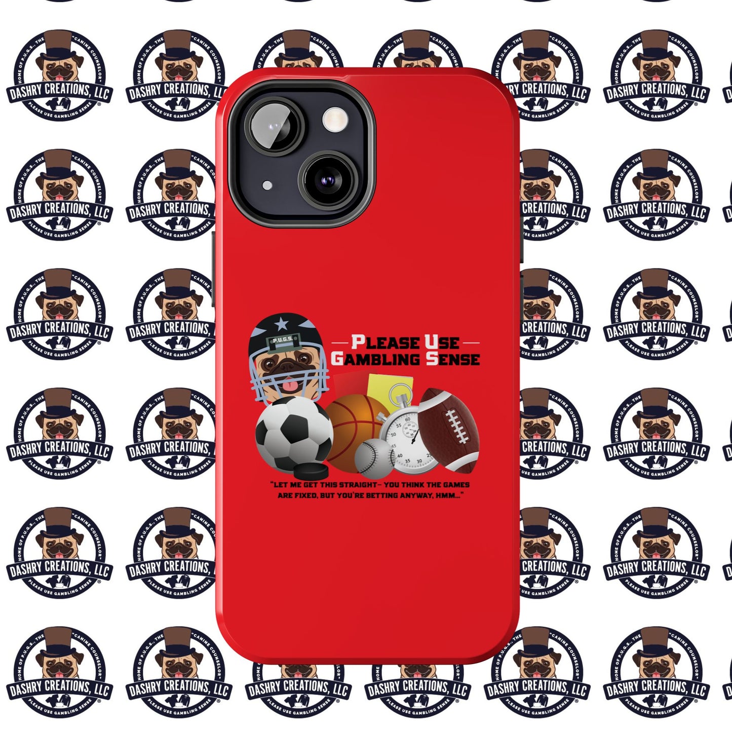 Sports Betting “Games Are Fixed” Helmet Tough Phone Cases