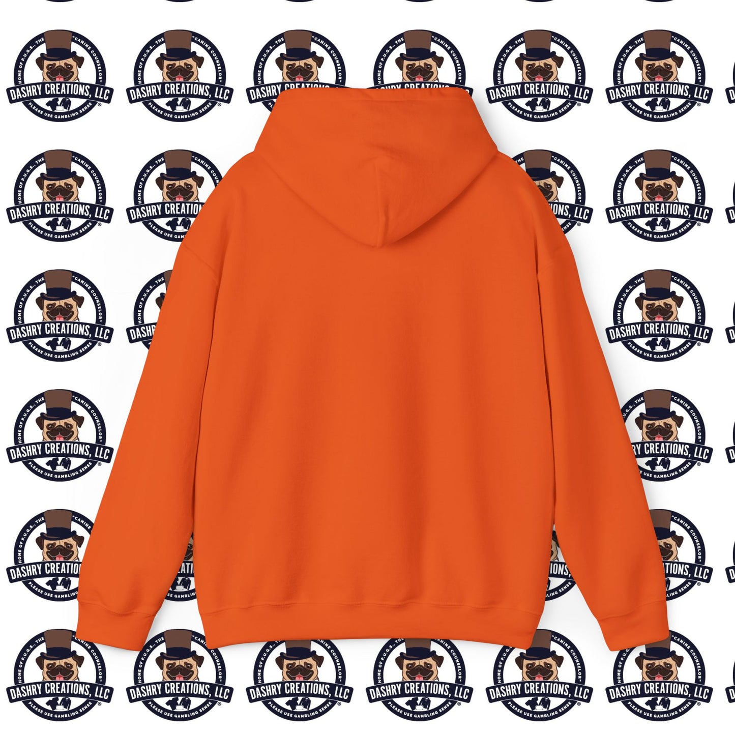 Slots “Everybody’s Got A System” Orange Wool Cap Unisex Heavy Blend™ Hooded Sweatshirt