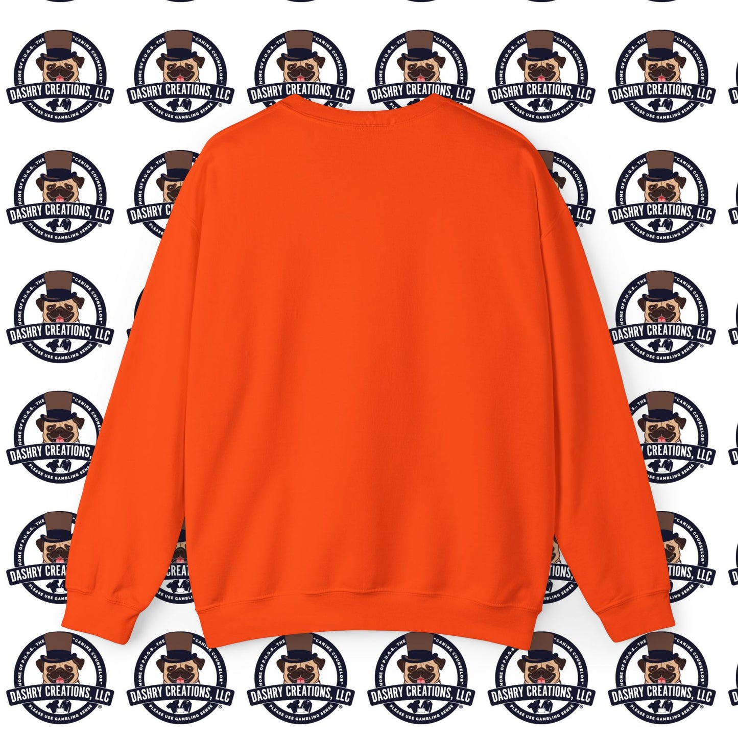 Slots “Everybody’s Got A System” Orange Wool Cap Unisex Heavy Blend™ Crewneck Sweatshirt