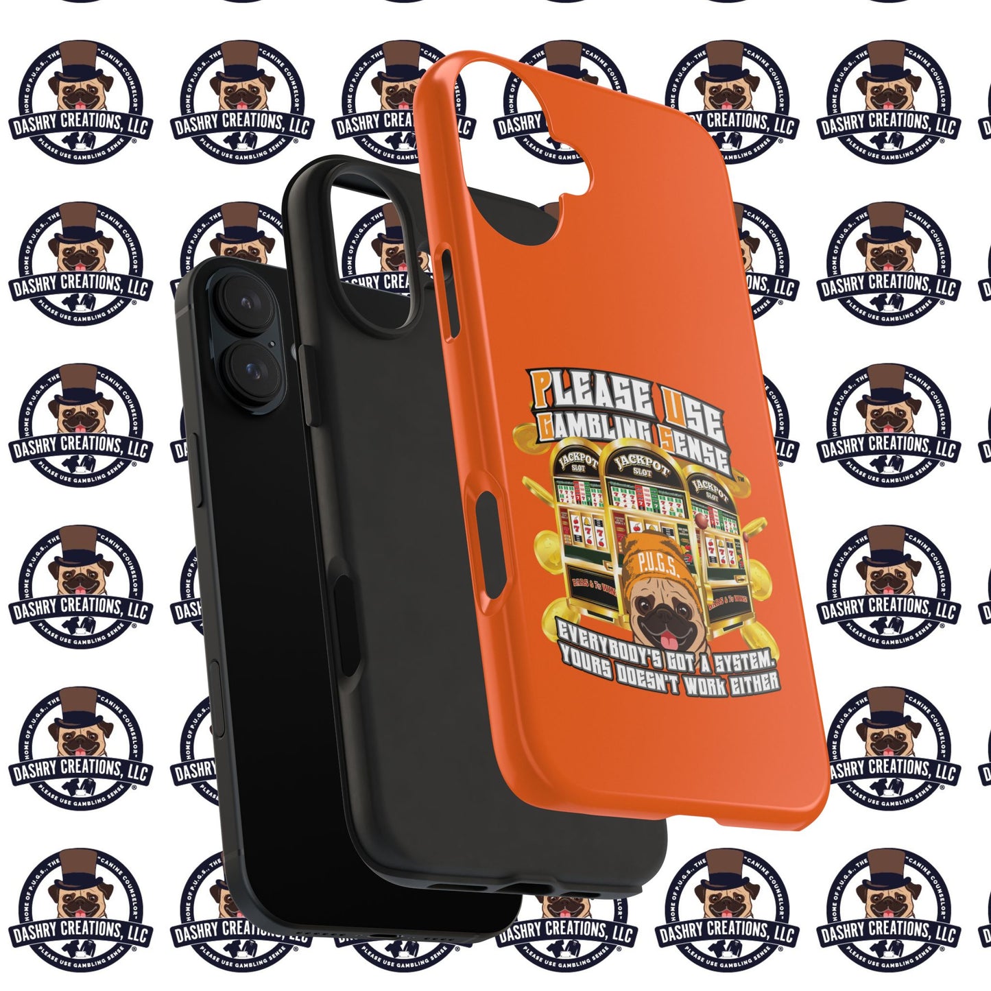 Slots “Everybody’s Got A System” Orange Wool Cap Tough Phone Cases