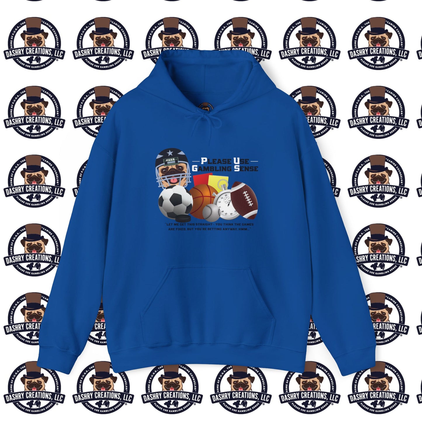 Sports Betting “Games Are Fixed” Helmet Unisex Heavy Blend™ Hooded Sweatshirt