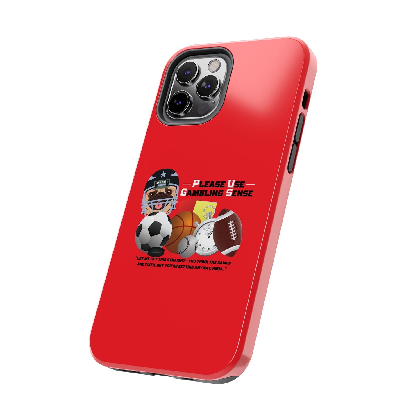 Sports Betting “Games Are Fixed” Helmet Tough Phone Cases