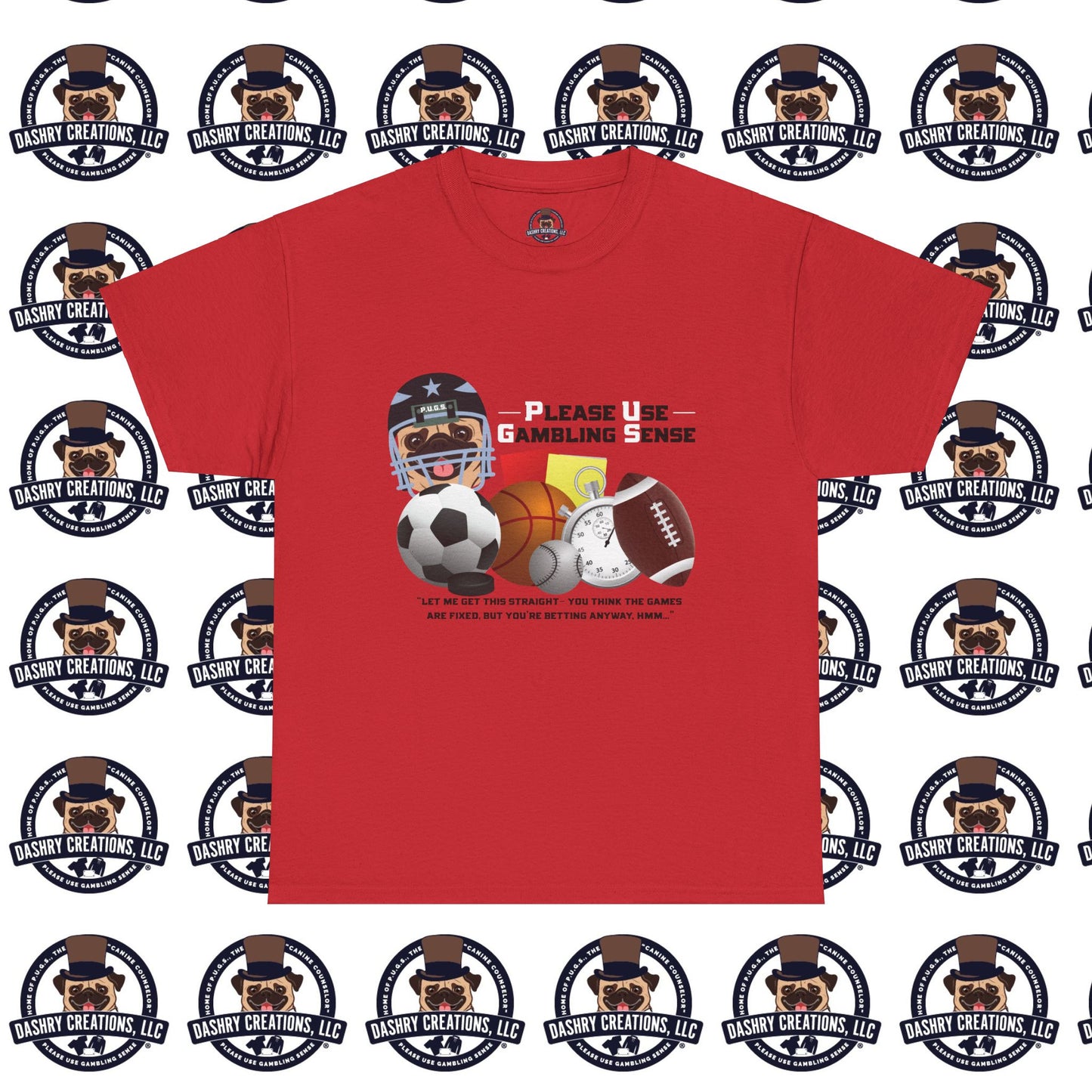 Sports Betting “Games Are Fixed” Helmet Unisex Heavy Cotton Tee