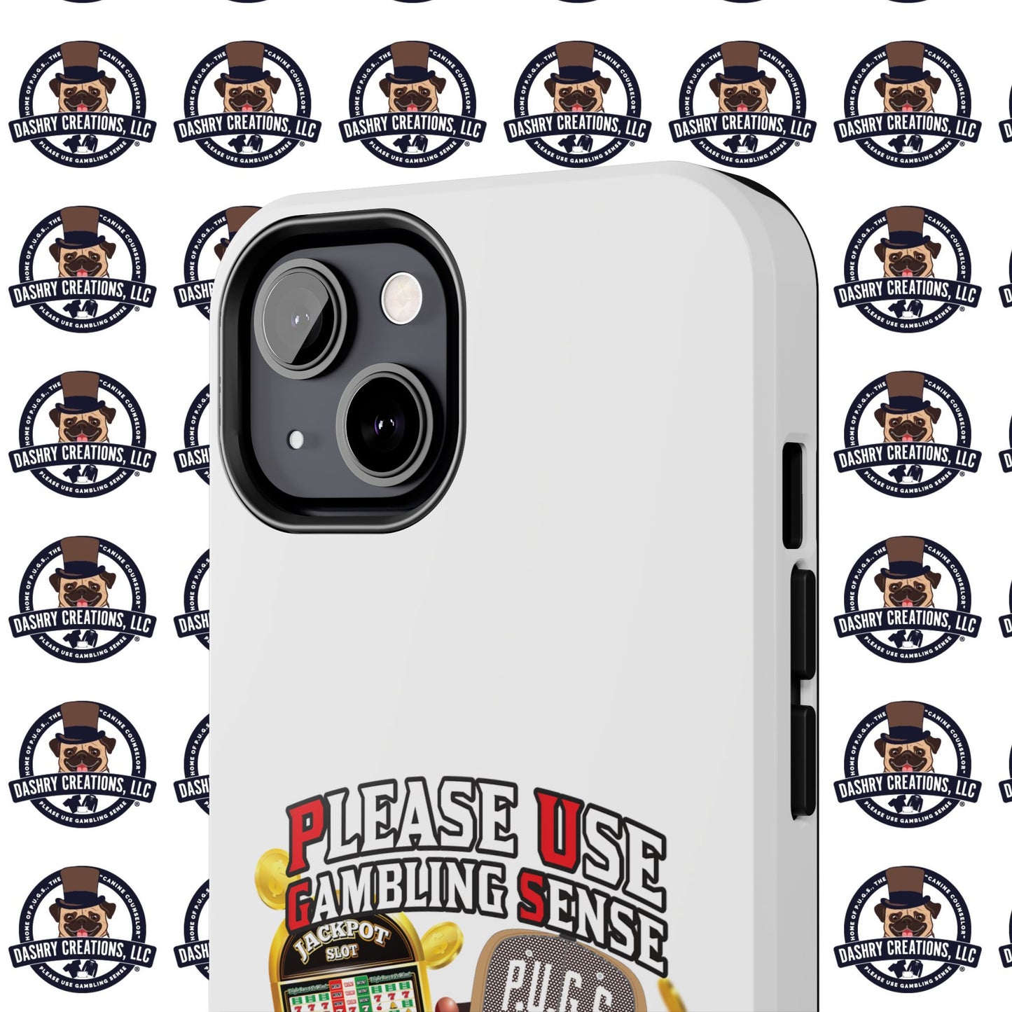 Slots “Everybody’s Got A System” Tan & White Backwards Baseball Cap Tough Phone Cases