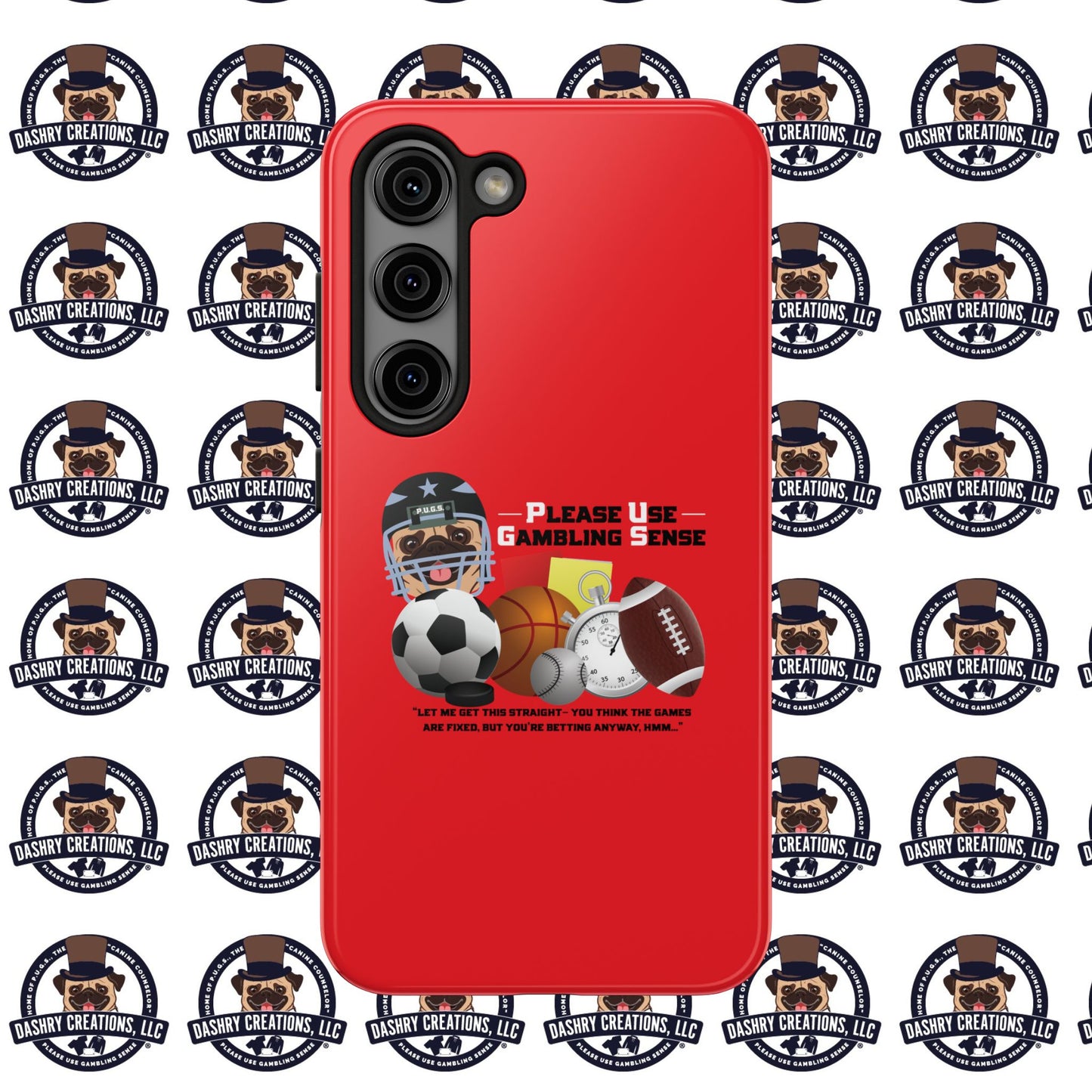 Sports Betting “Games Are Fixed” Helmet Tough Phone Cases