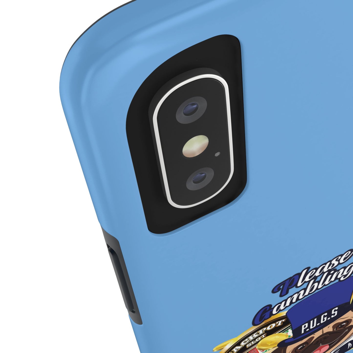 Slots “Everybody’s Got A System” Blue & Black Top Hat Tough Phone Cases
