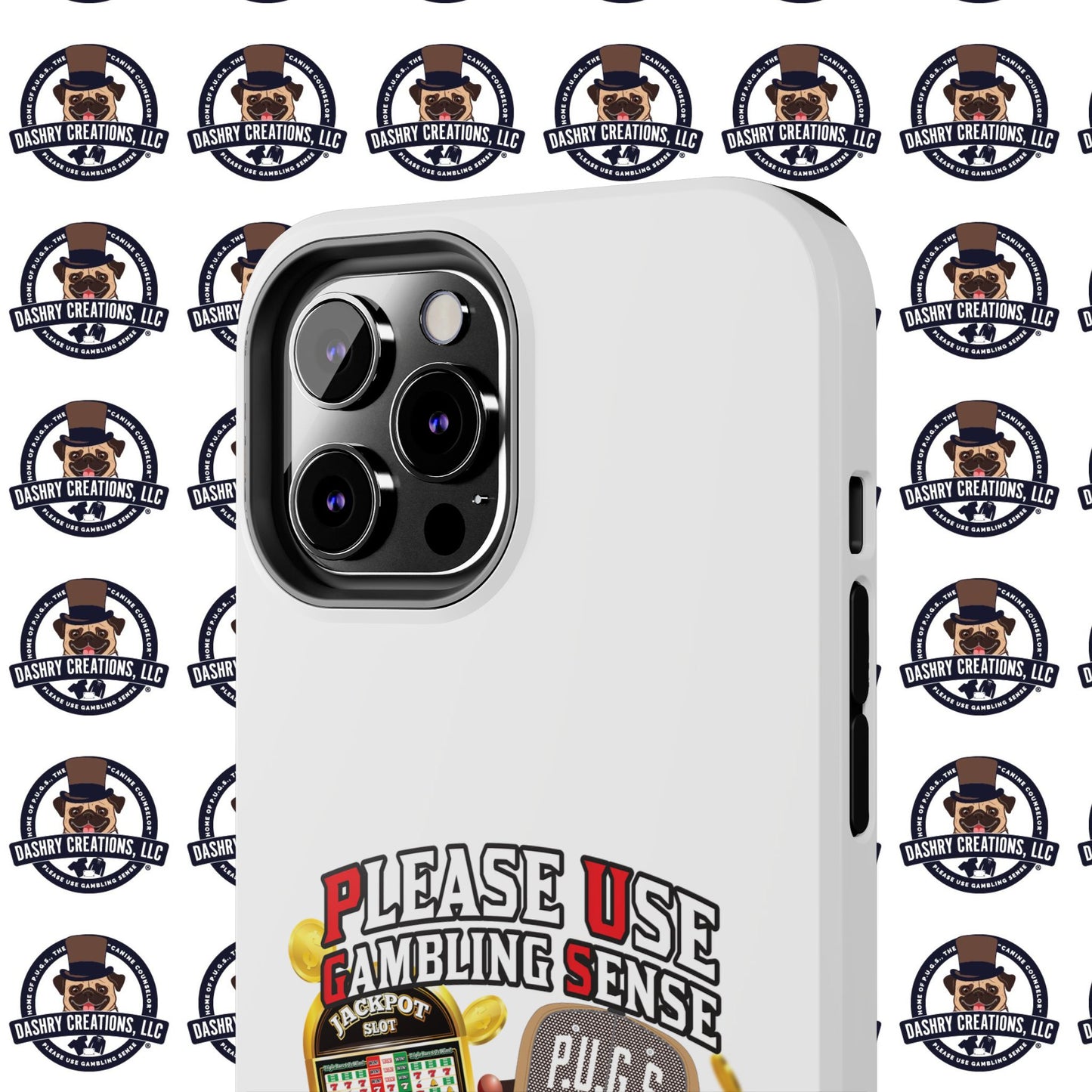 Slots “Everybody’s Got A System” Tan & White Backwards Baseball Cap Tough Phone Cases