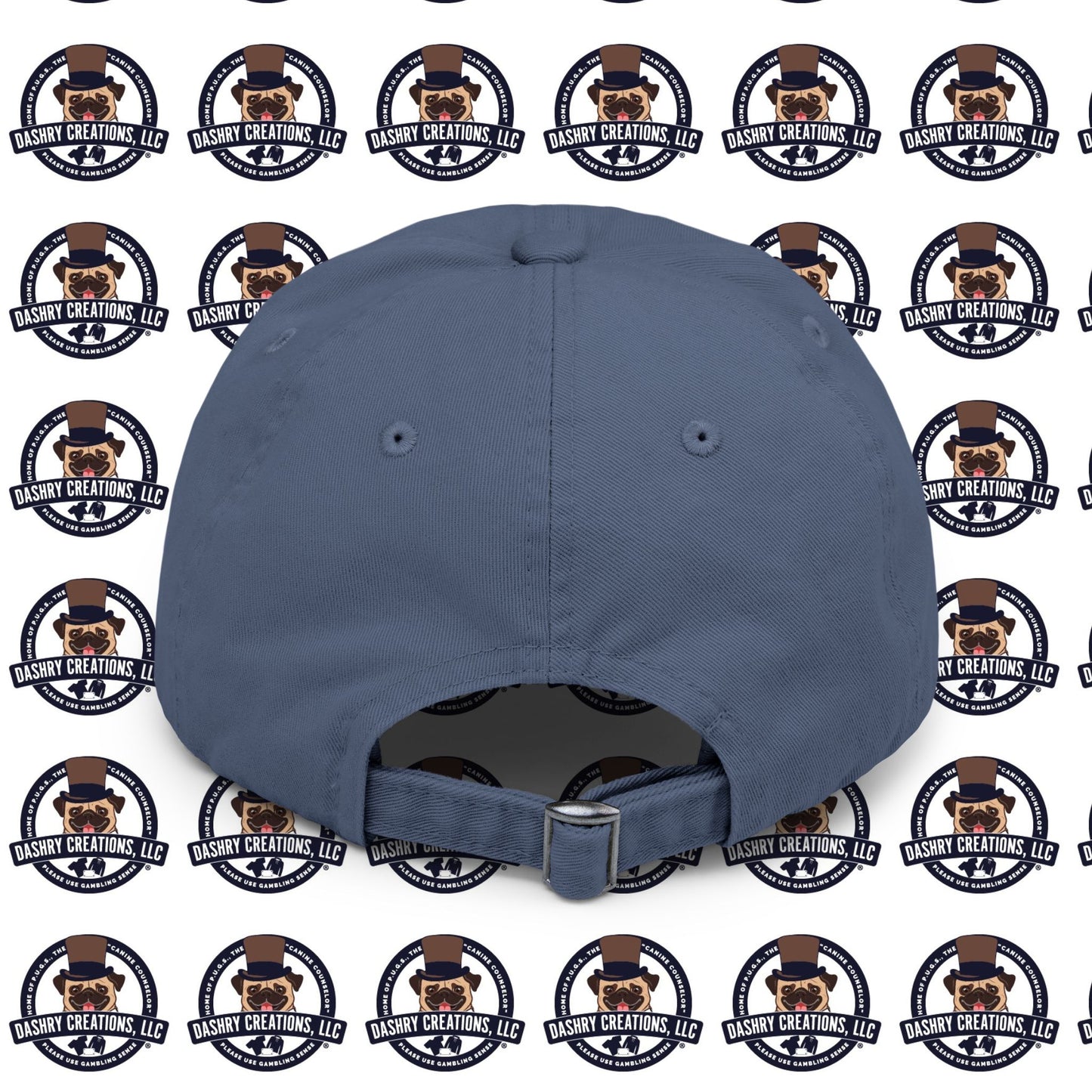Slots “Everybody’s Got A System” Tan & White Backwards Baseball Cap Unisex Distressed Cap