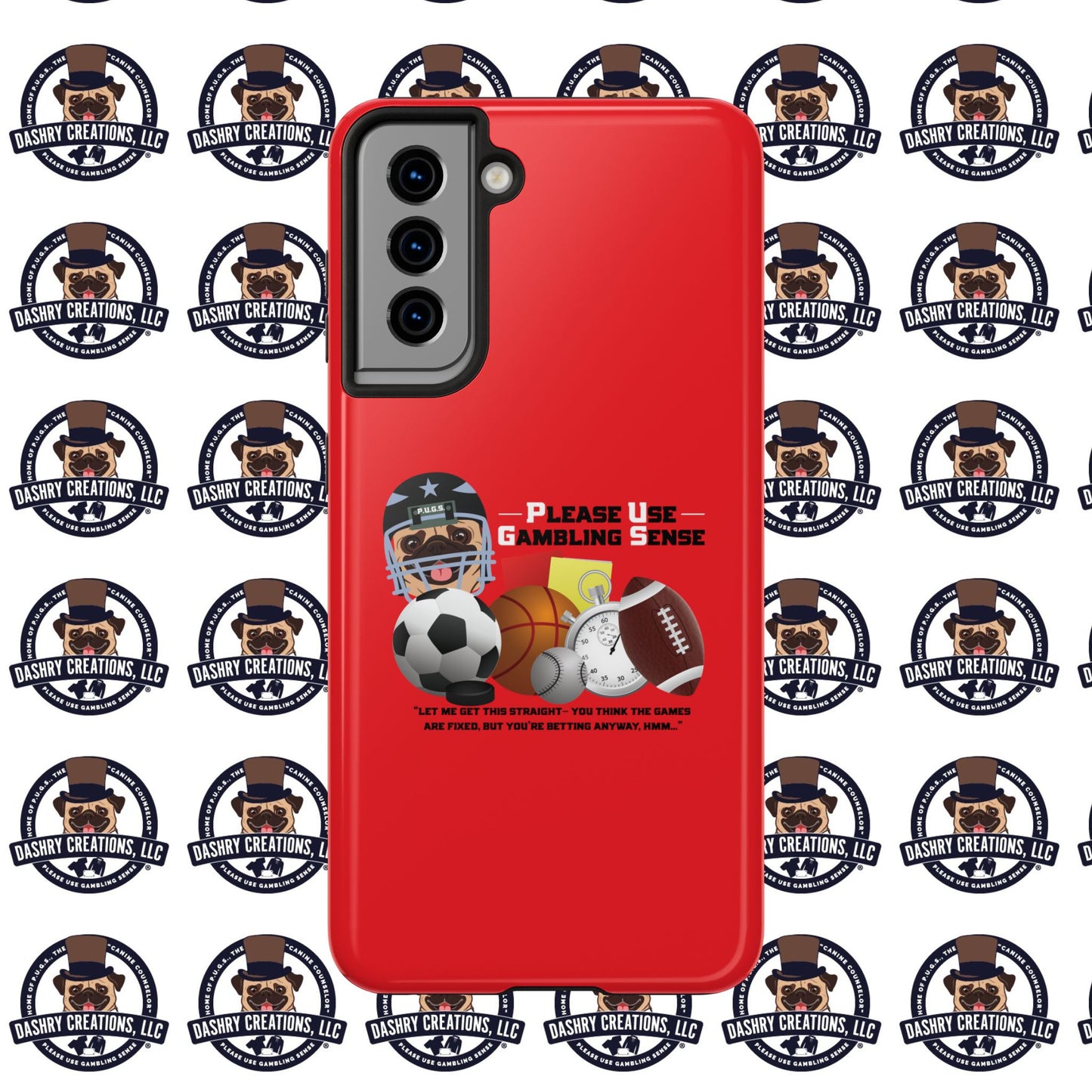 Sports Betting “Games Are Fixed” Helmet Tough Phone Cases