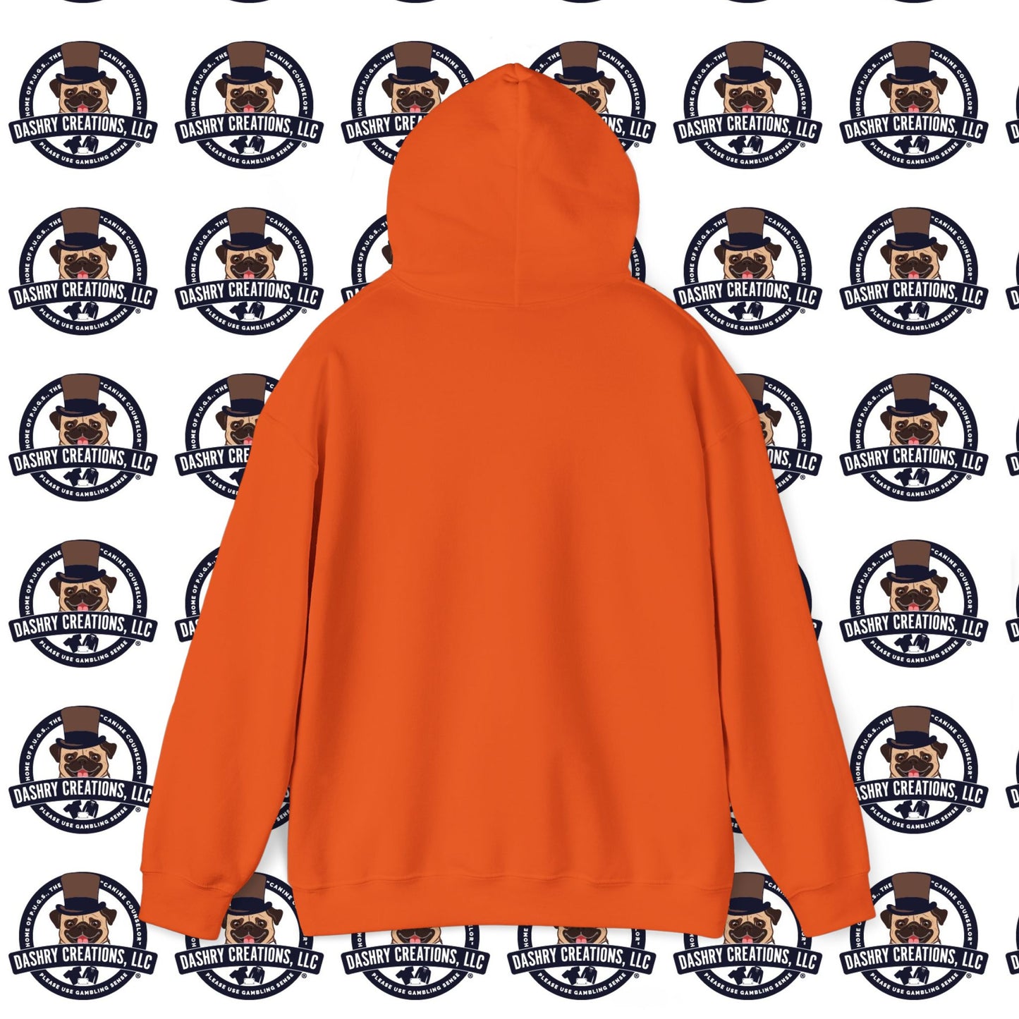 Slots “Everybody’s Got A System” Orange Wool Cap Unisex Heavy Blend™ Hooded Sweatshirt