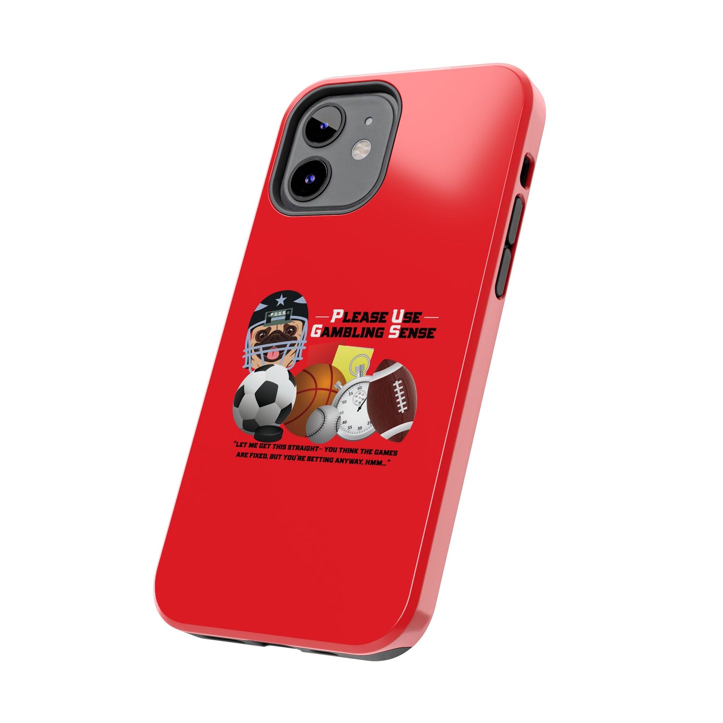 Sports Betting “Games Are Fixed” Helmet Tough Phone Cases