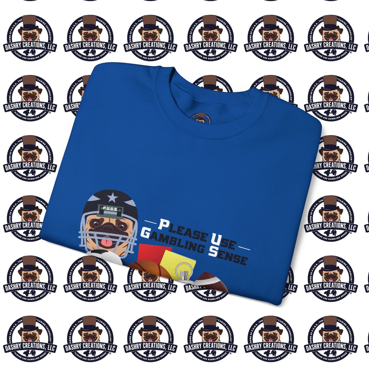 Sports Betting “Games Are Fixed” Helmet Unisex Heavy Blend™ Crewneck Sweatshirt