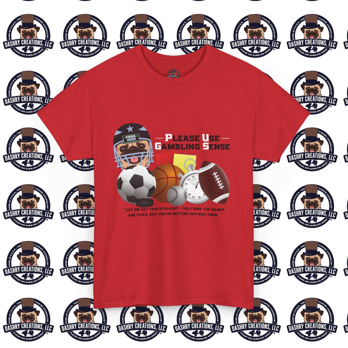 Sports Betting “Games Are Fixed” Helmet Unisex Heavy Cotton Tee
