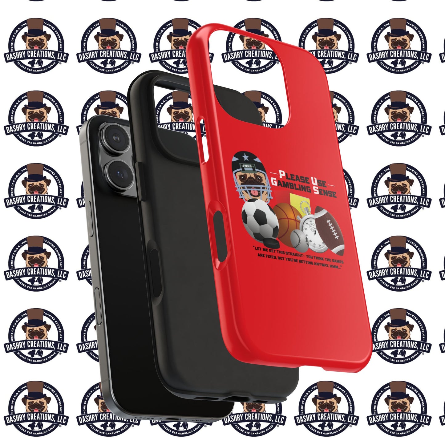 Sports Betting “Games Are Fixed” Helmet Tough Phone Cases