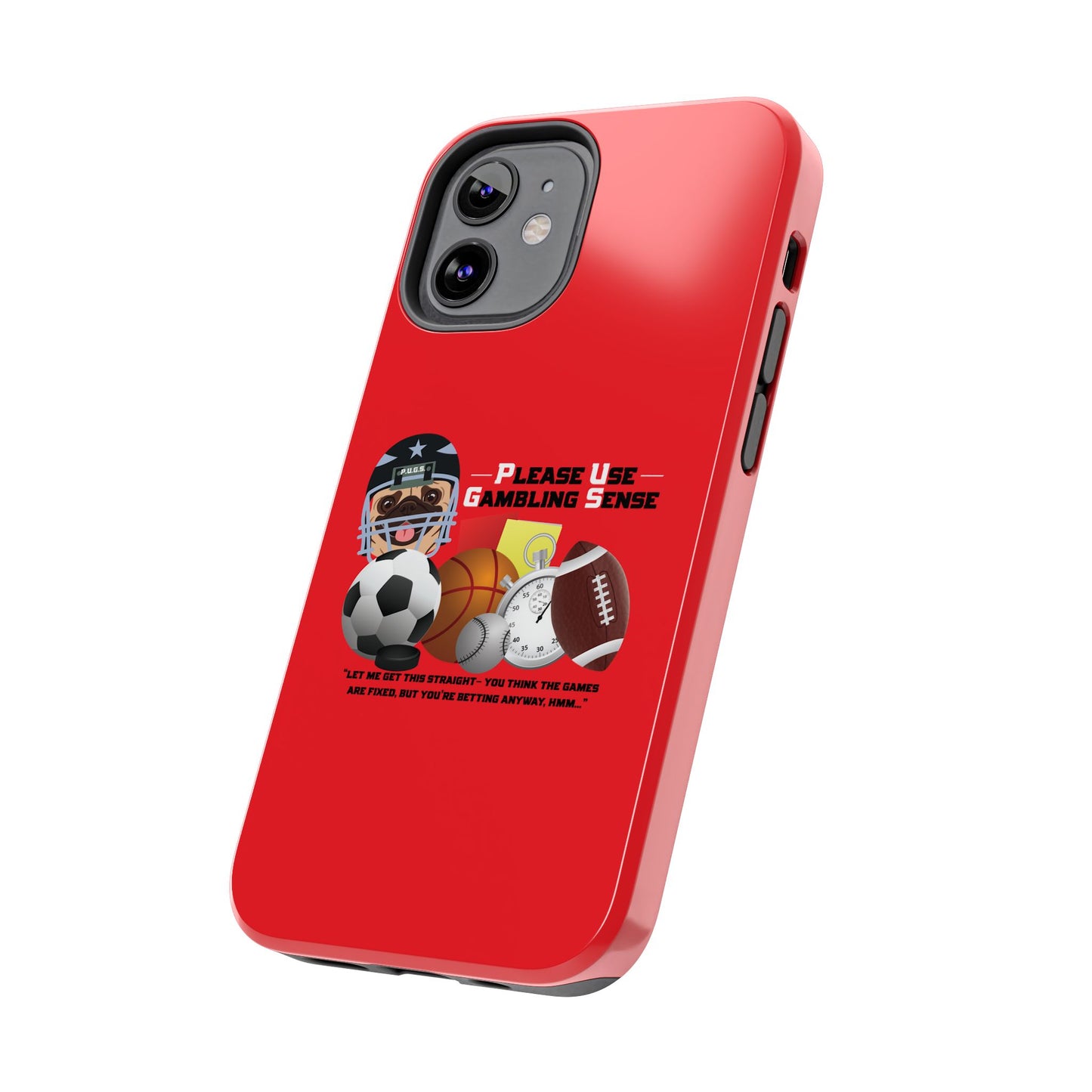 Sports Betting “Games Are Fixed” Helmet Tough Phone Cases