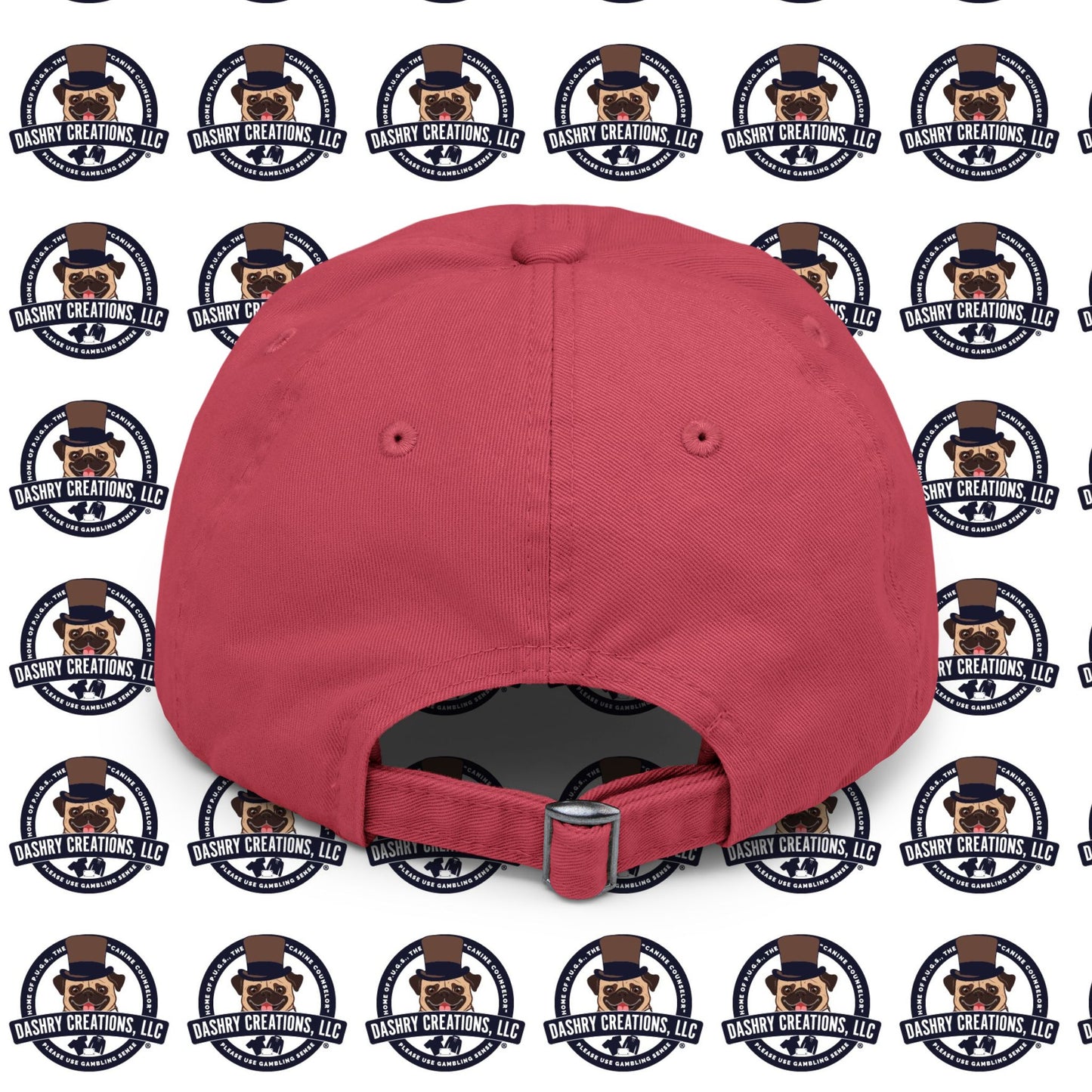 Slots “Everybody’s Got A System” Tan & White Backwards Baseball Cap Unisex Distressed Cap