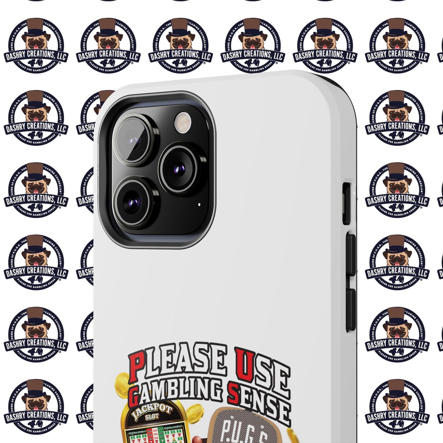 Slots “Everybody’s Got A System” Tan & White Backwards Baseball Cap Tough Phone Cases