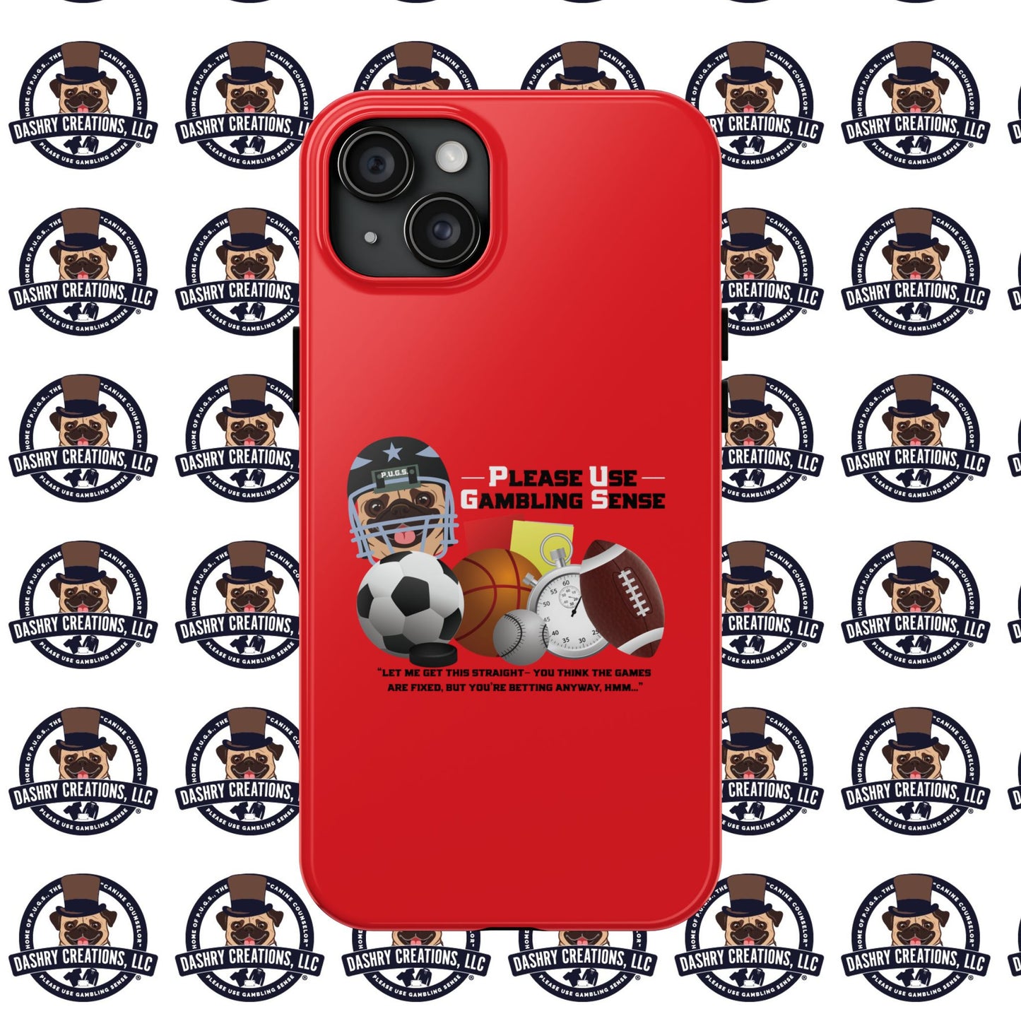Sports Betting “Games Are Fixed” Helmet Tough Phone Cases