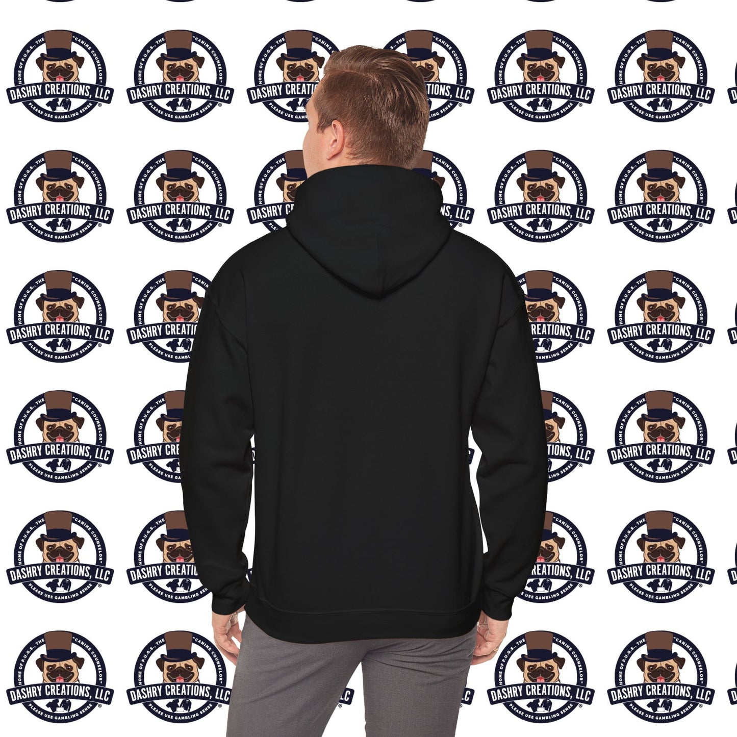 Slots “Everybody’s Got A System” Orange Wool Cap Unisex Heavy Blend™ Hooded Sweatshirt