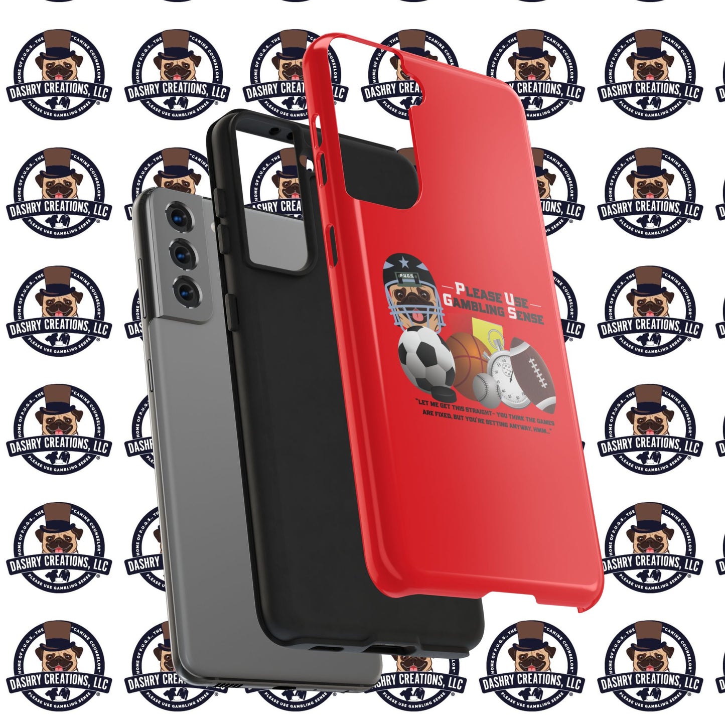 Sports Betting “Games Are Fixed” Helmet Tough Phone Cases