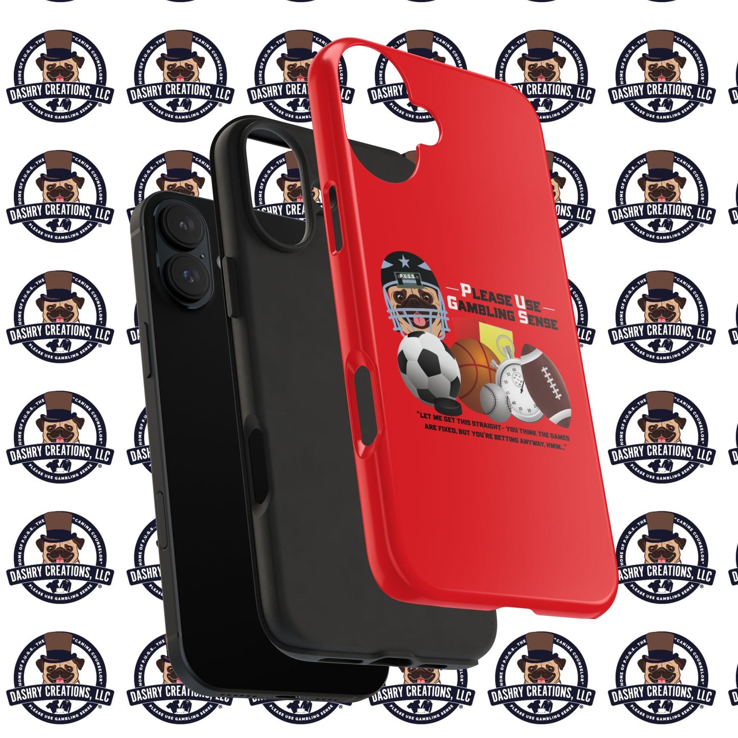 Sports Betting “Games Are Fixed” Helmet Tough Phone Cases