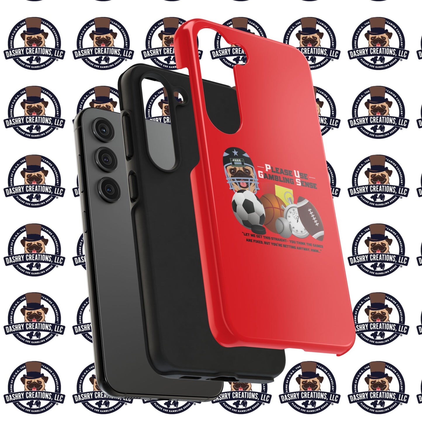 Sports Betting “Games Are Fixed” Helmet Tough Phone Cases