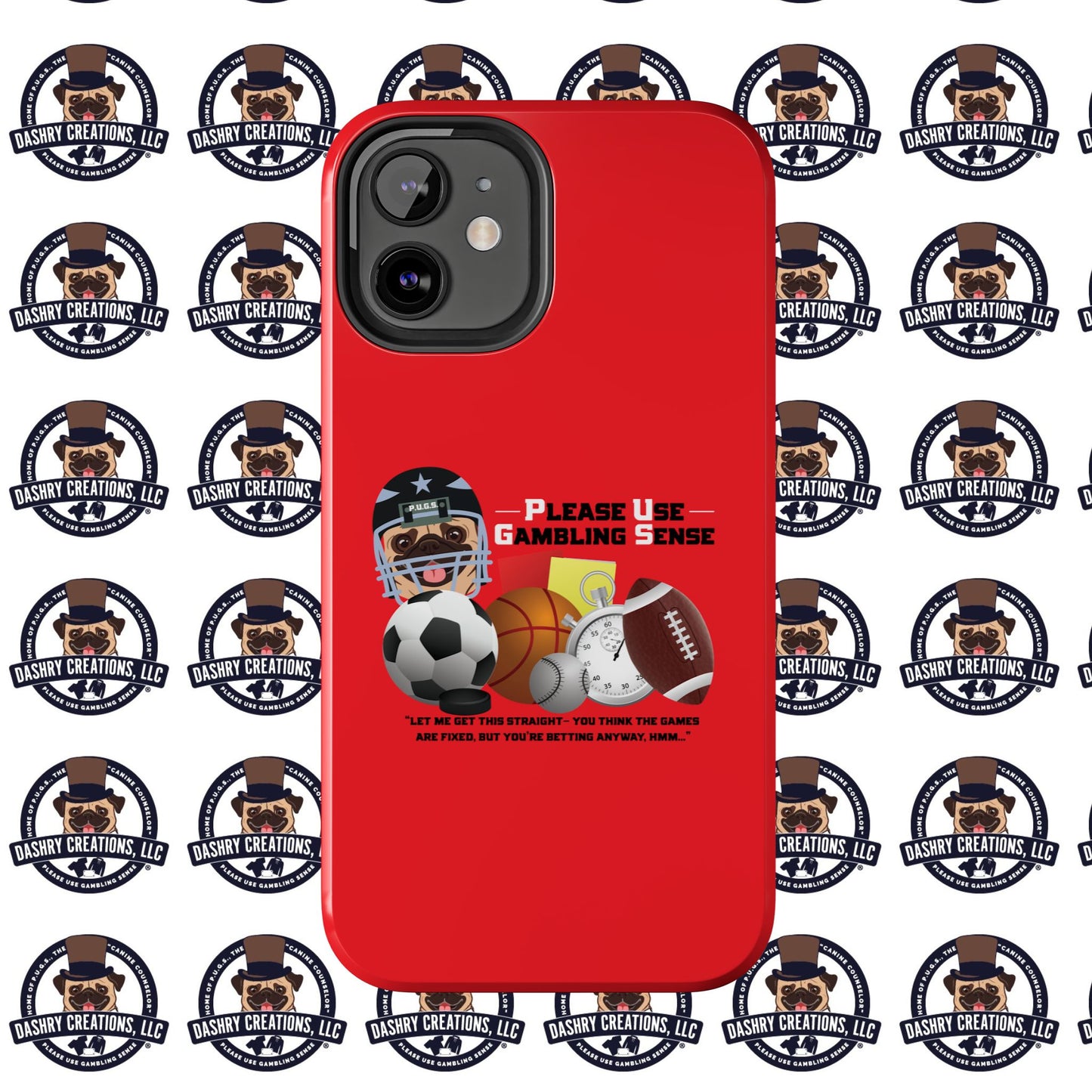 Sports Betting “Games Are Fixed” Helmet Tough Phone Cases