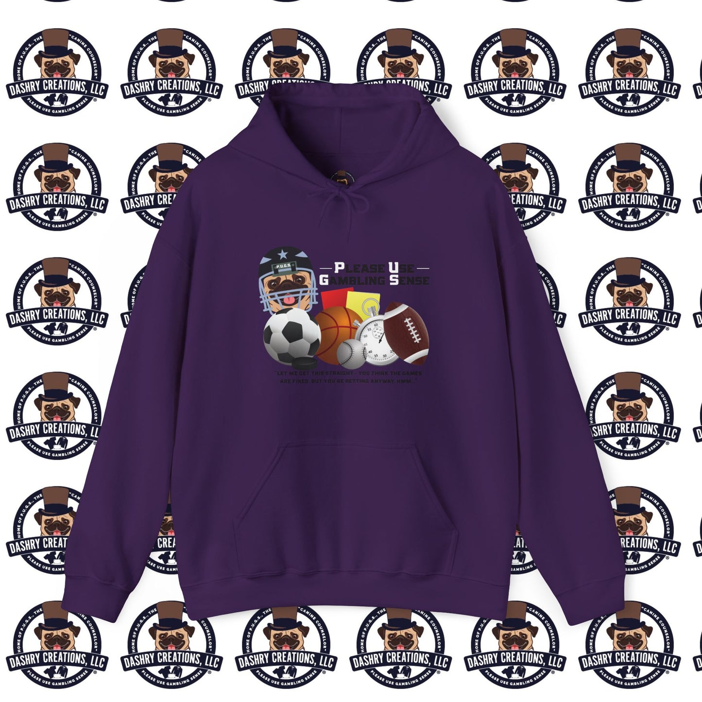 Sports Betting “Games Are Fixed” Helmet Unisex Heavy Blend™ Hooded Sweatshirt