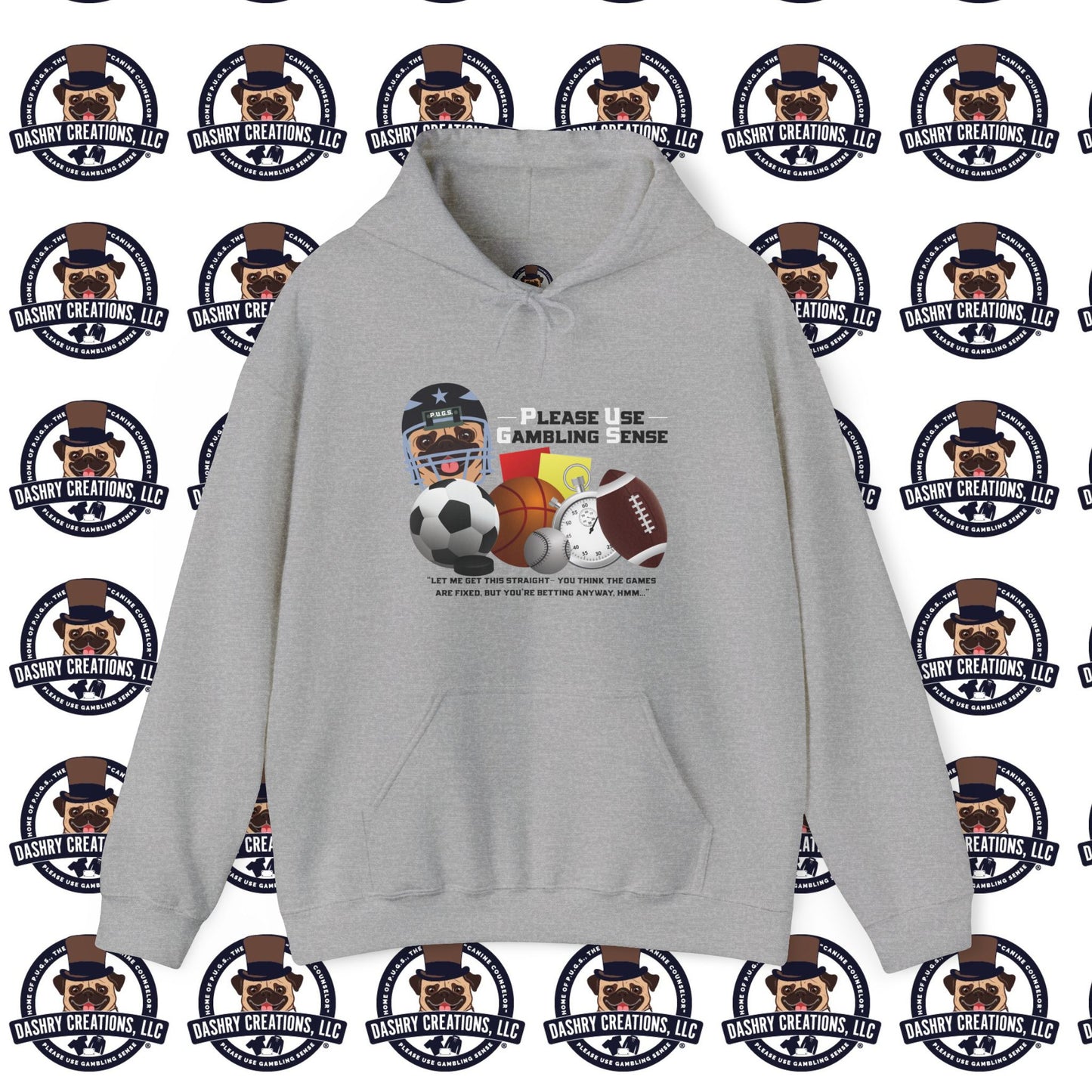 Sports Betting “Games Are Fixed” Helmet Unisex Heavy Blend™ Hooded Sweatshirt