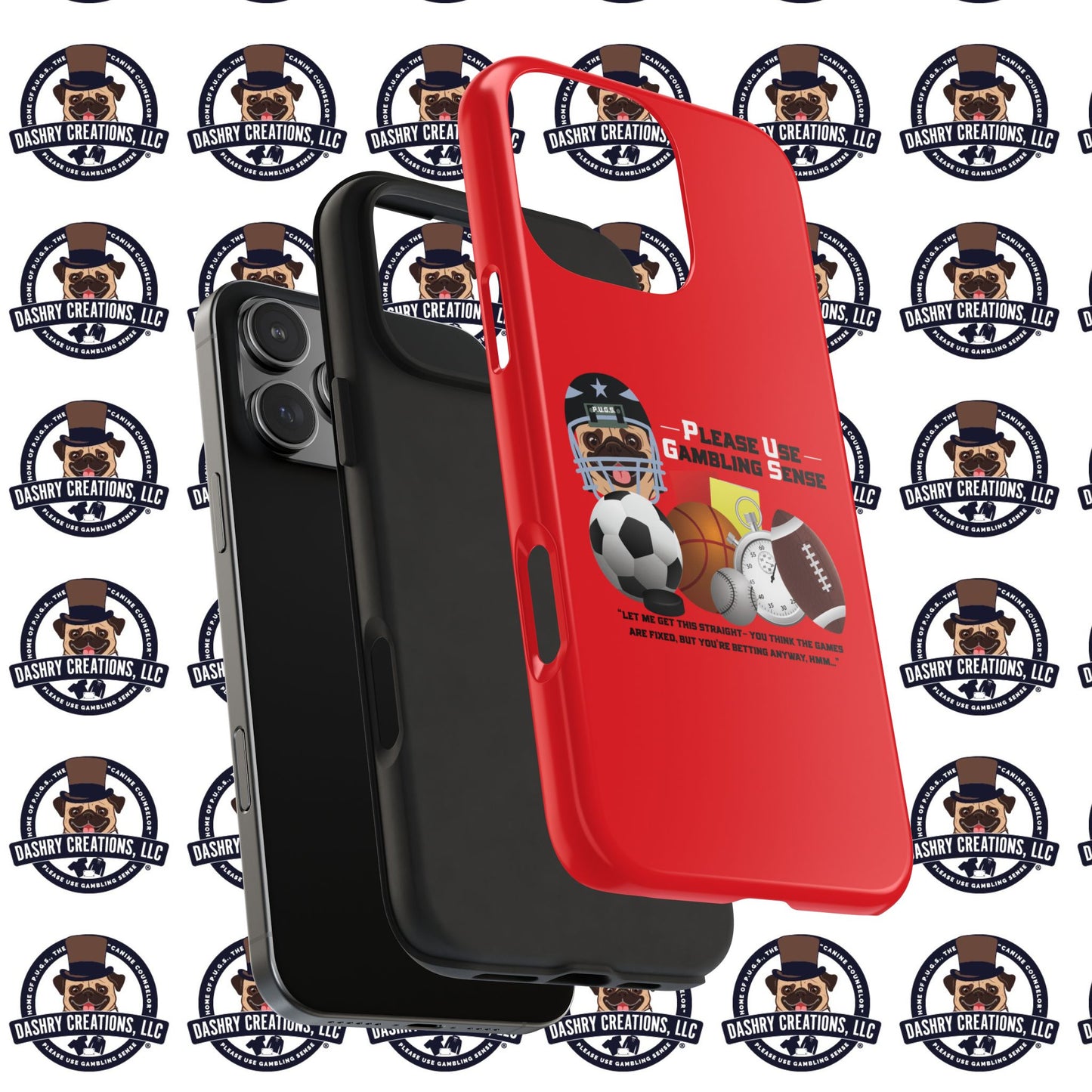 Sports Betting “Games Are Fixed” Helmet Tough Phone Cases