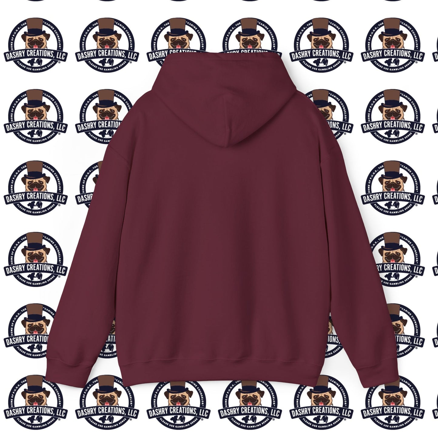 Slots “Everybody’s Got A System” Orange Wool Cap Unisex Heavy Blend™ Hooded Sweatshirt