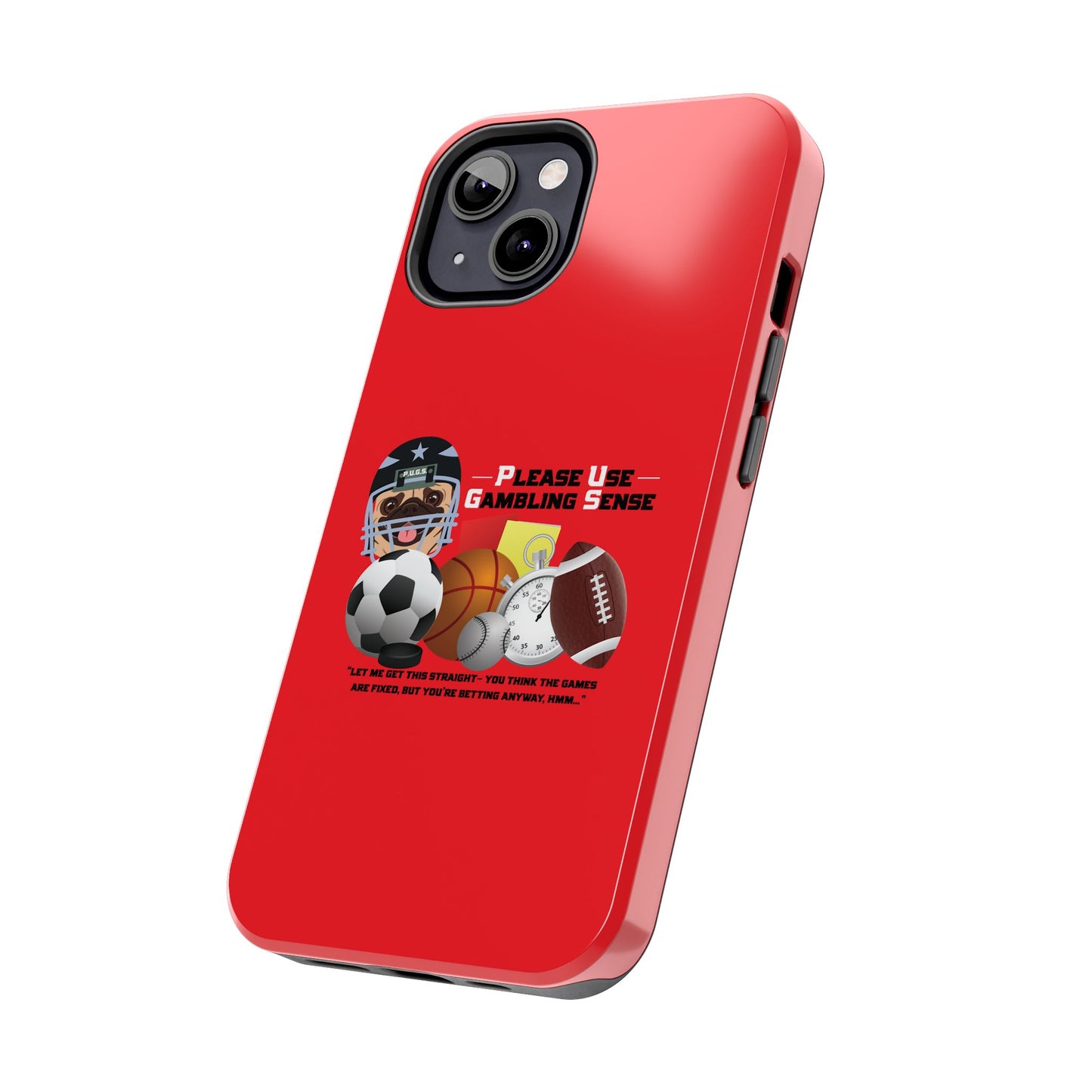 Sports Betting “Games Are Fixed” Helmet Tough Phone Cases