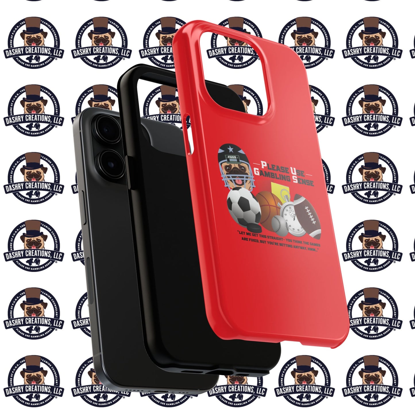 Sports Betting “Games Are Fixed” Helmet Tough Phone Cases
